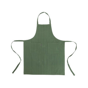 No brand linen more keukenschort indi army green 75 x 90 cm | 2 stuks