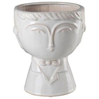 Gusta vaas met gezicht ø15 cm 9 x 19,6 cm | 3 stuks