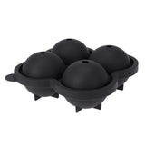 Home styling ijsblokjesmaker voor 4 ijsballen grijs | 6 stuks