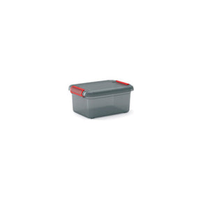 Kis k latch opbergbox s met deksel 14 l transparant | 2 stuks