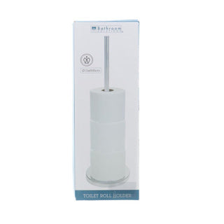 Bathroom solutions toiletrolhouder staand rvs 45 cm