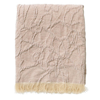 Dutch decor florine plaid 140 x 180 cm pumice stone | 2 stuks