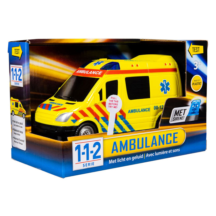 112 Rescue Racers Ambulance con luce e suono