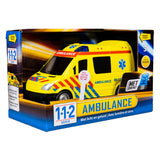 112 Rescue Racers Ambulance se světlem a zvukem