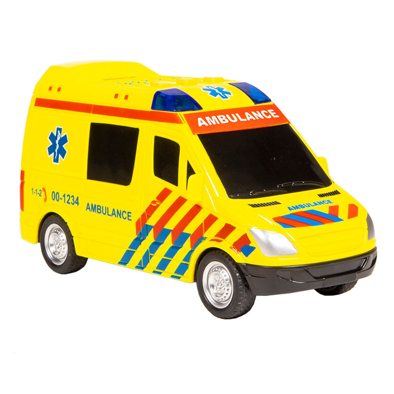 112 Räddnings racers ambulans med ljus och ljud