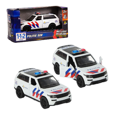 Van der meulen 112 pull-back politie suv 1:36 + licht en geluid