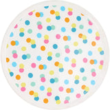 Excellent houseware bordjes met stippen 22,5cm, 4st.