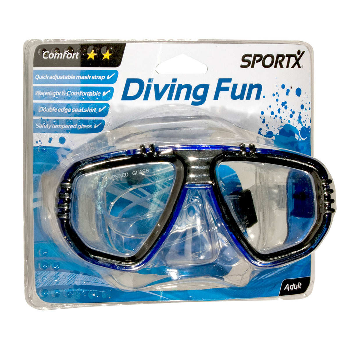 Masque de natation pour adultes SportX