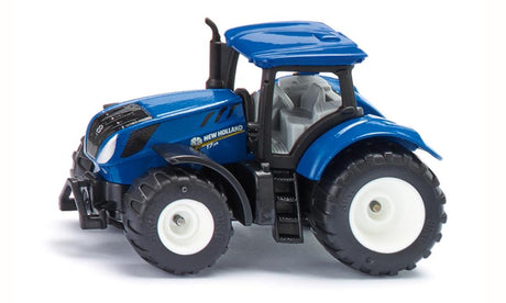 Siku tractor new holland 6,7 cm die-cast 1:87 blauw