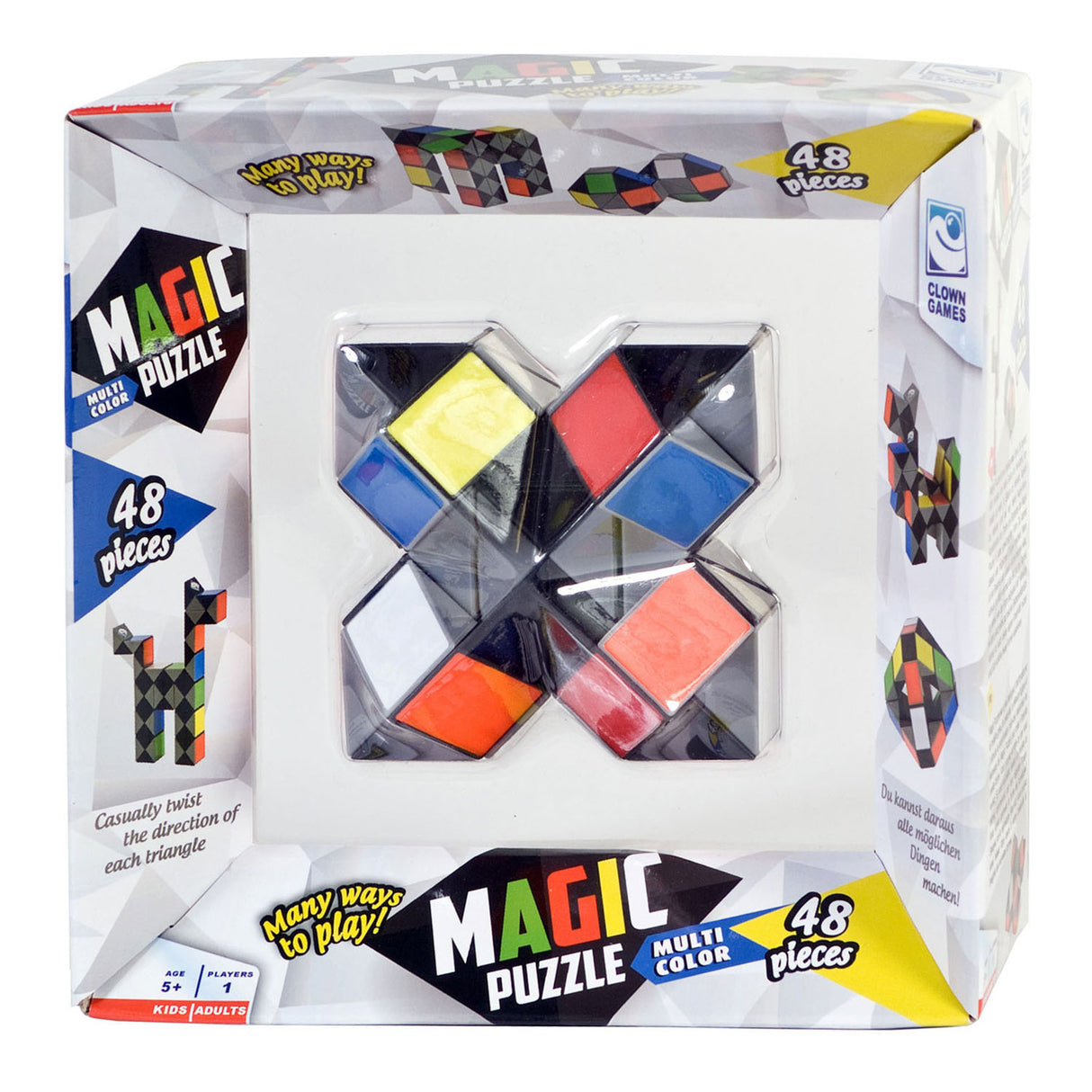 Jeux de clown Clown Magic Puzzle Multi couleurs