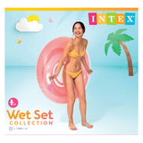 Intex - sedia a sdraio colorato per l'acqua -pink