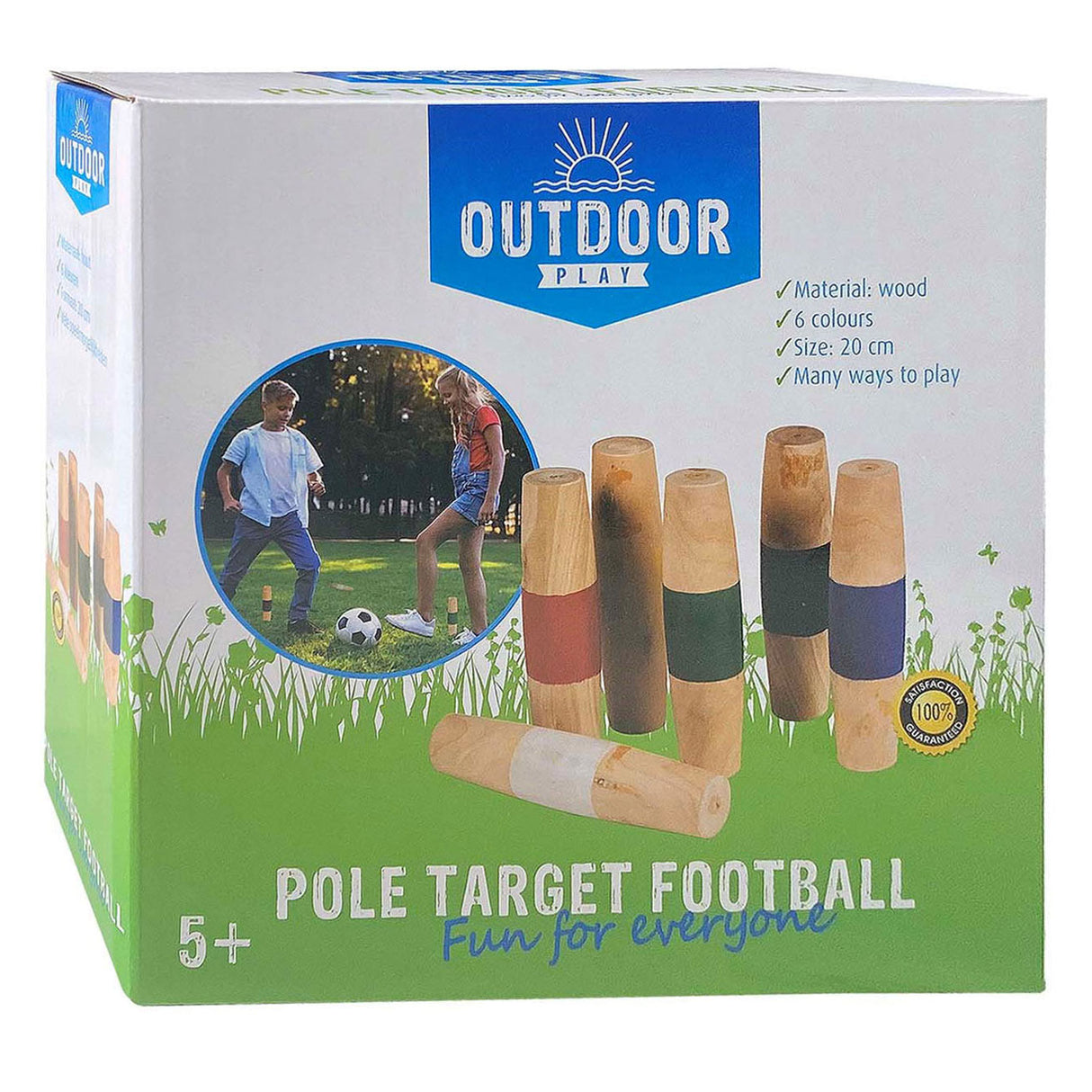 Outdoor Play Outdoor Holz Poste Fussball