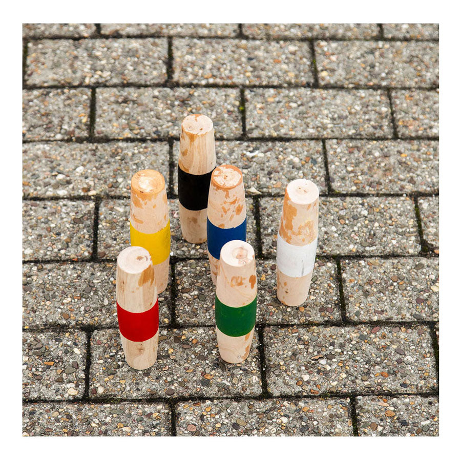 Outdoor play outdoor wooden posts football