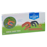 Outdoor play outdoor wooden horseshoe throw