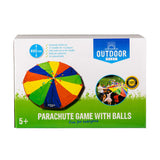 Outdoor play parachutedoek met ballen