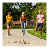 Outdoor play houten fins werpspel