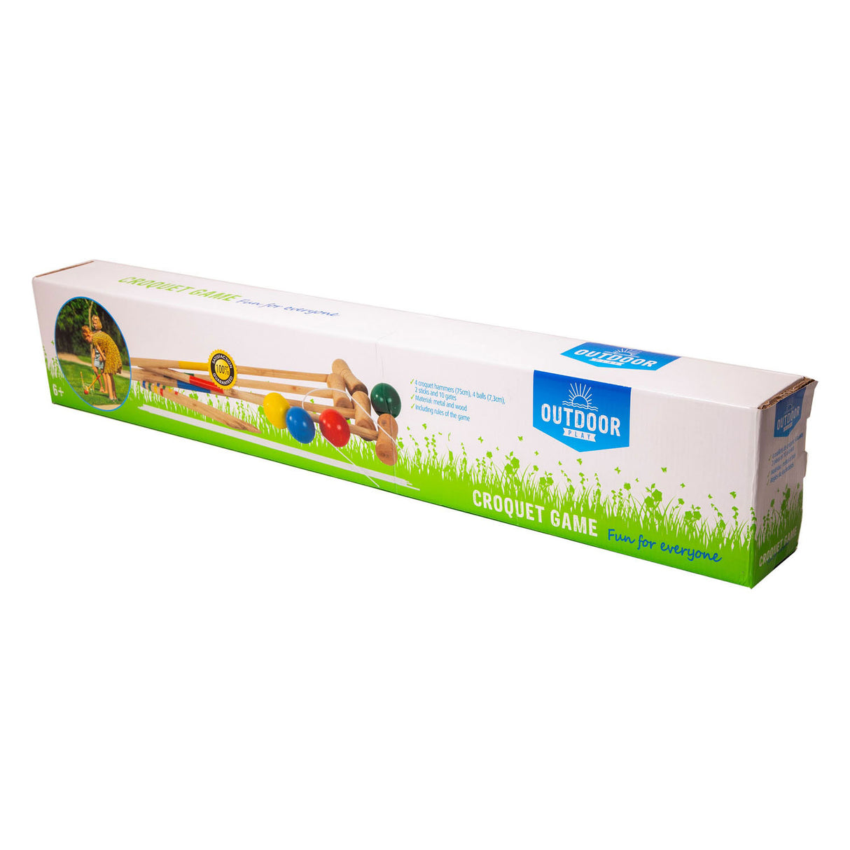 Outdoor play houten croquet