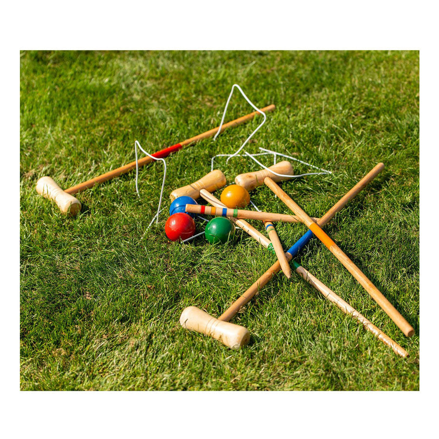 Outdoor play houten croquet