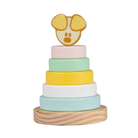 Rubo toys woezel en pip pip baby stapeltoren, 7dlg.