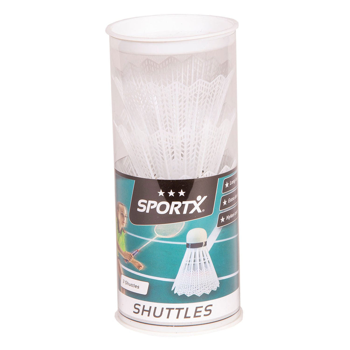 SportX Shuttle Wit in Koker, 3st.