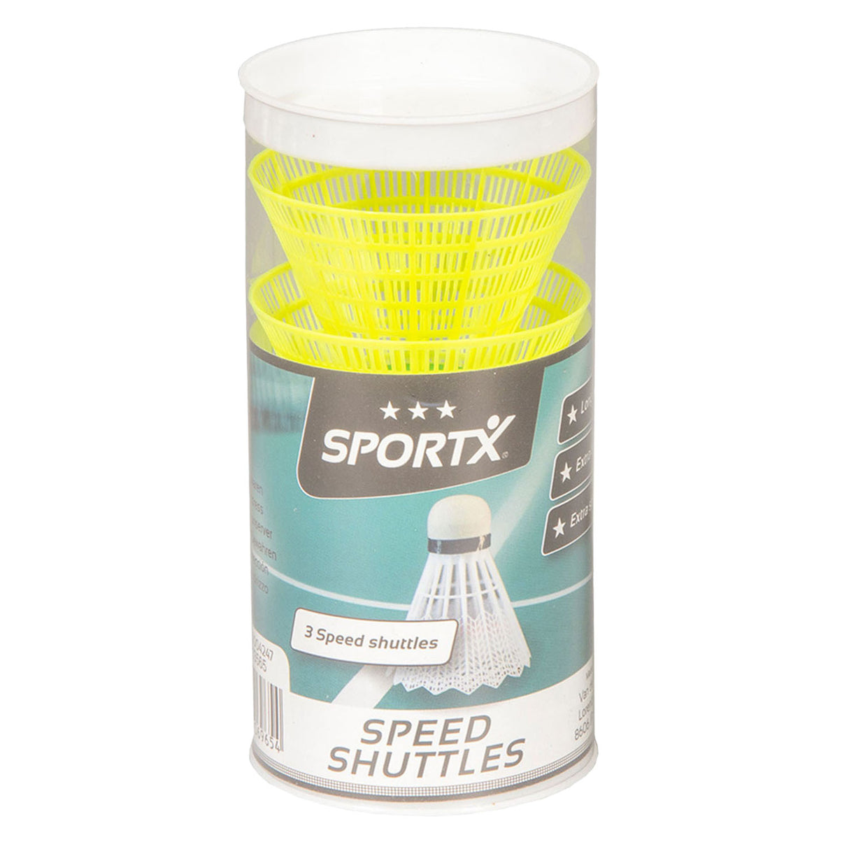 SPORTX Speed ​​Badminton Shuttles v cevi 3st.