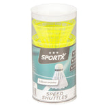 SportX Speed ​​Badminton Shuttles in Tube 3st.