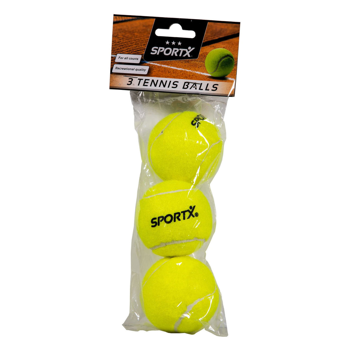 Balles de tennis Sportx, 3e.