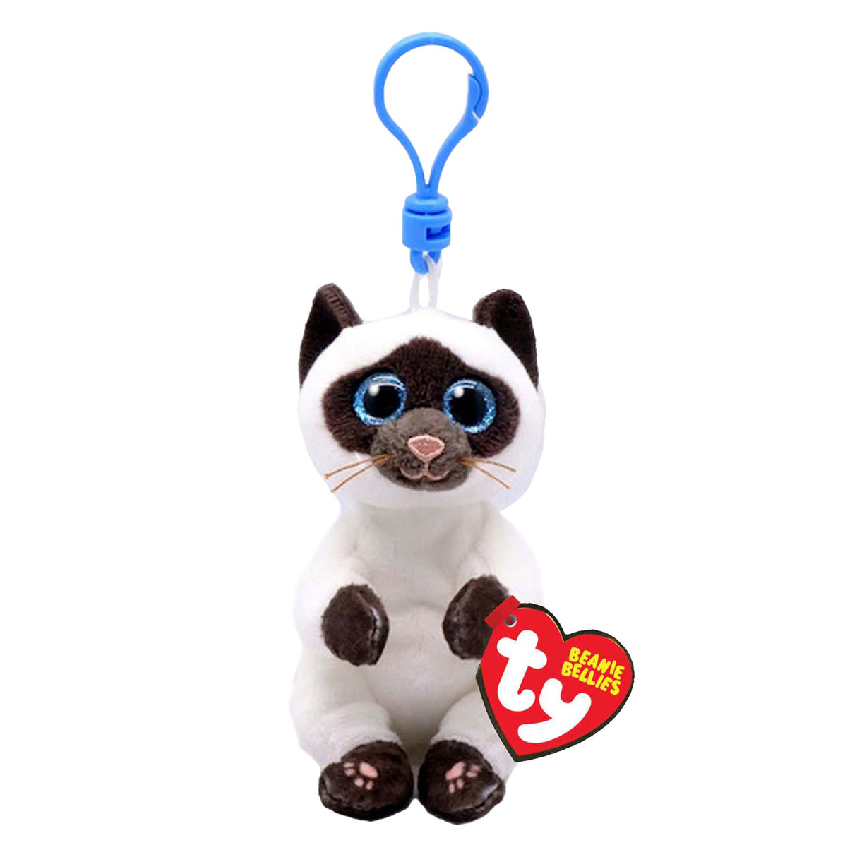 Ty beanie bebisar mage clip miso siamese, 10 cm