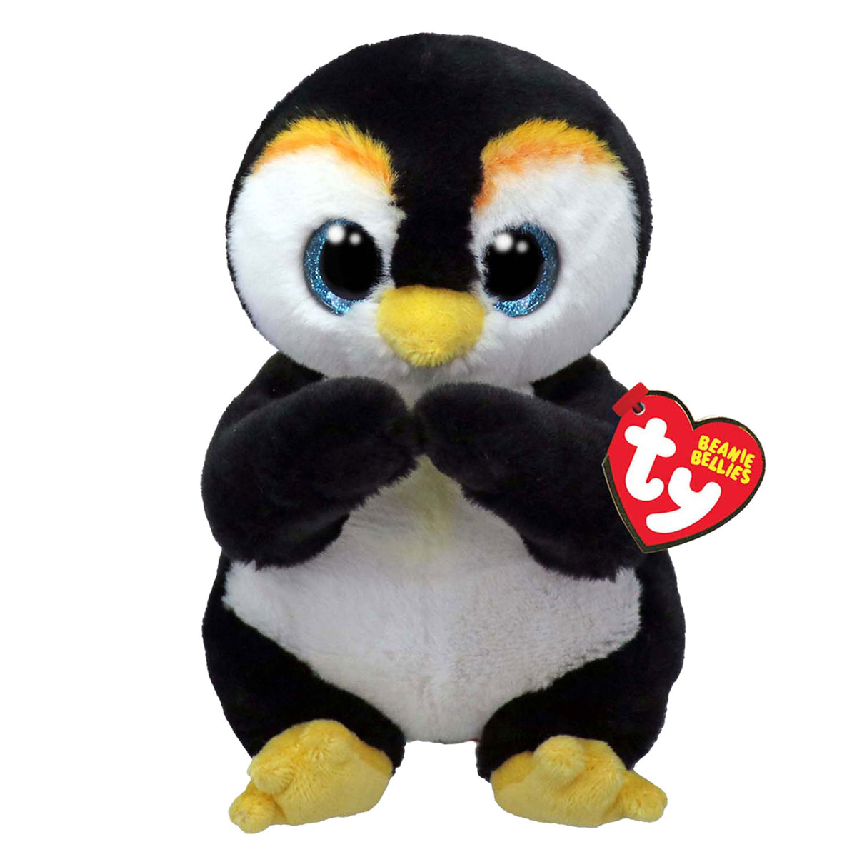 Ty beanie babies bellies neve penguin, 15cm