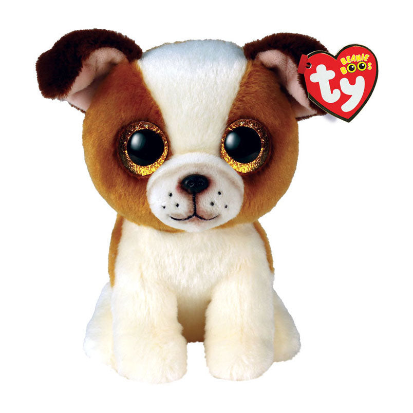 Hugo Bulldog di Ty Beanie Boo, 15 cm