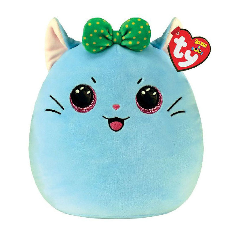 Ty Beanie Ty Squish a Boo Kirra Blue Cat, 20 cm