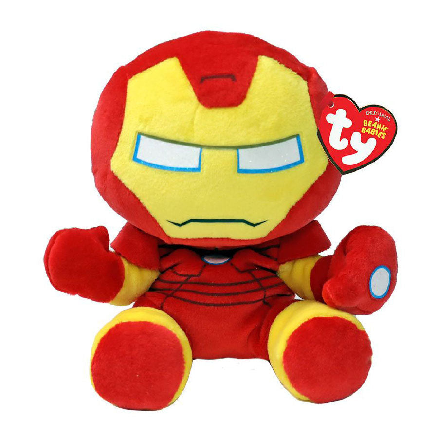 Ty Beanie Puppelcher Marvel Iron Man mëll, 15cm