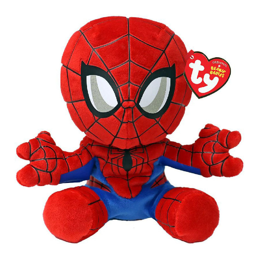 Ty Beanie Babies Spiderman morbido, 15 cm