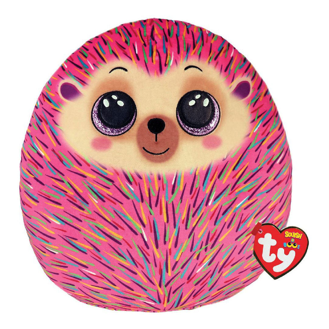 Ty Beanie Ty Squish A Boo Hildee Pink Hedgehog, 31 cm