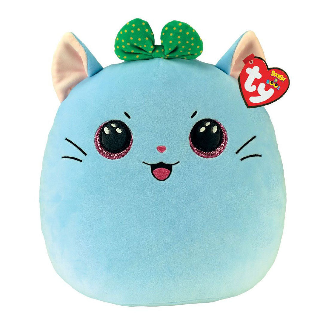 Ty Beanie Ty Squish A Boo Kirra Gray Cat, 31 cm