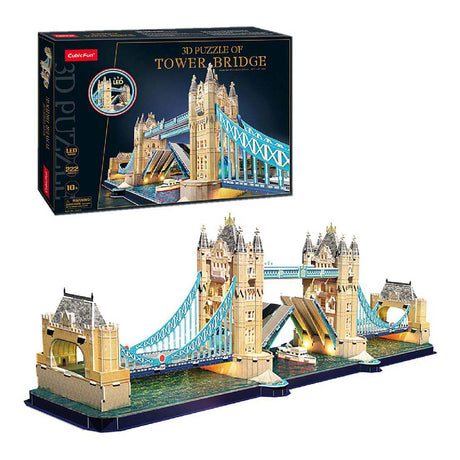 Cubic fun 3d-puzzel tower bridge met led-verlichting (2011415)