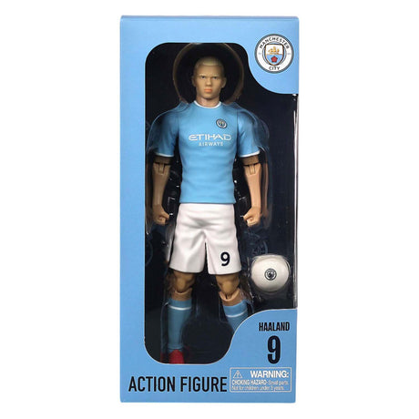 Van der meulen voetbalfiguur manchester city erling haaland, 20cm.