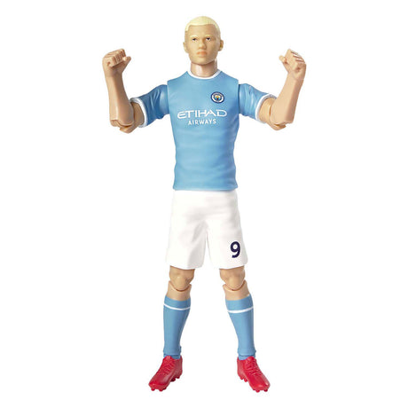 Van der meulen voetbalfiguur manchester city erling haaland, 20cm.