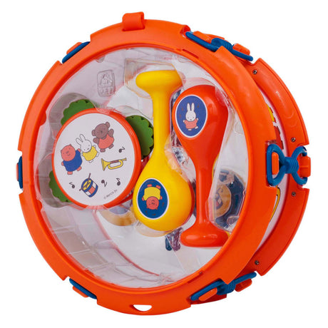 Rubo toys nijntje muziekset - tamboerijn - trommel - klappertjes - sambaballen - speelgoedinstrumenten