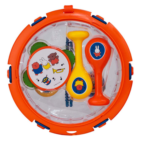 Rubo toys nijntje muziekset - tamboerijn - trommel - klappertjes - sambaballen - speelgoedinstrumenten