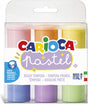 Carioca 43185 temperaverf 25 ml pot blauw, groen, oranje, roze, paars, geel