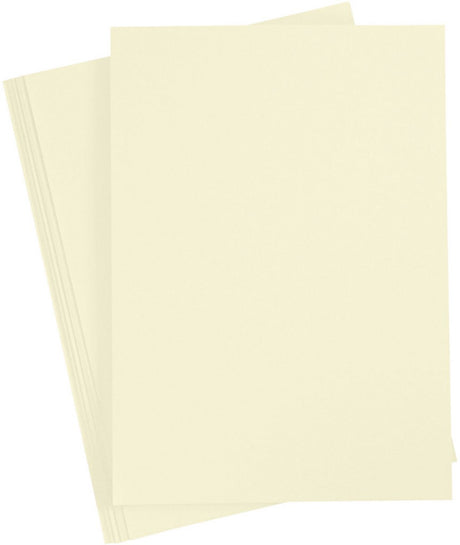 Creativ company creotime karton 21 x 29,7 cm 10 stuks pastel geel