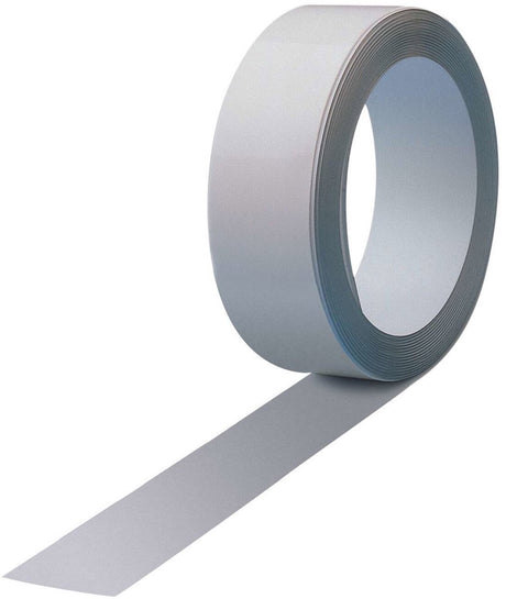 Maul metaalband stalen plaat metaal zelfklevende schuimlaag 100 x 3.5 x 0.1 cm wit