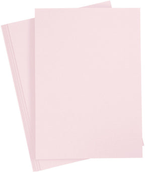 Creativ company creotime karton 21 x 29,7 cm 10 stuks pastel lichtroze