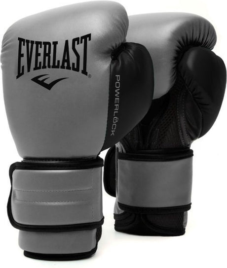 Everlast powerlock 2r training glove, charcoal 16-oz 16 oz
