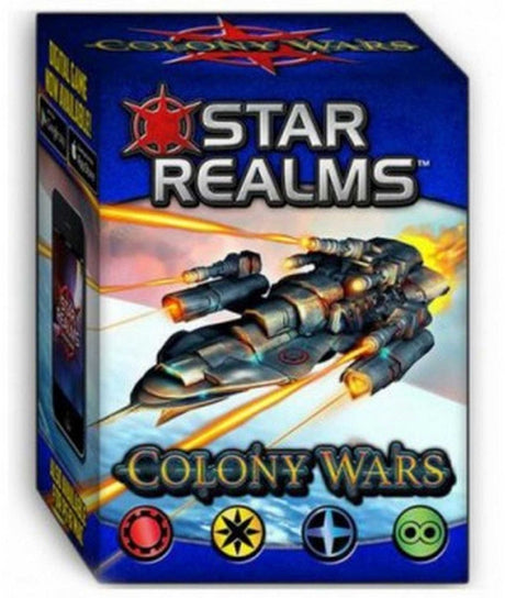 Asmodee star realms colony wars - deckbuilding game voor 2 spelers