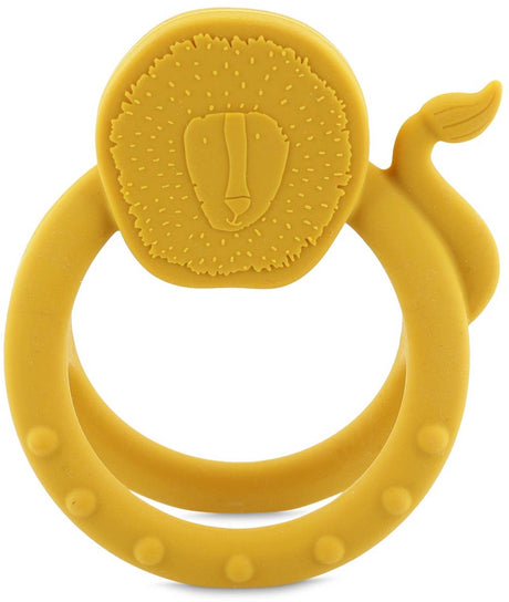 Trixie sensorische bijtring mr. lion - 0m+ - 100% siliconen - ideaal voor doorkomende tandjes