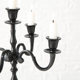 Boltze home kandelaar h40cm zwart alu 5-armig