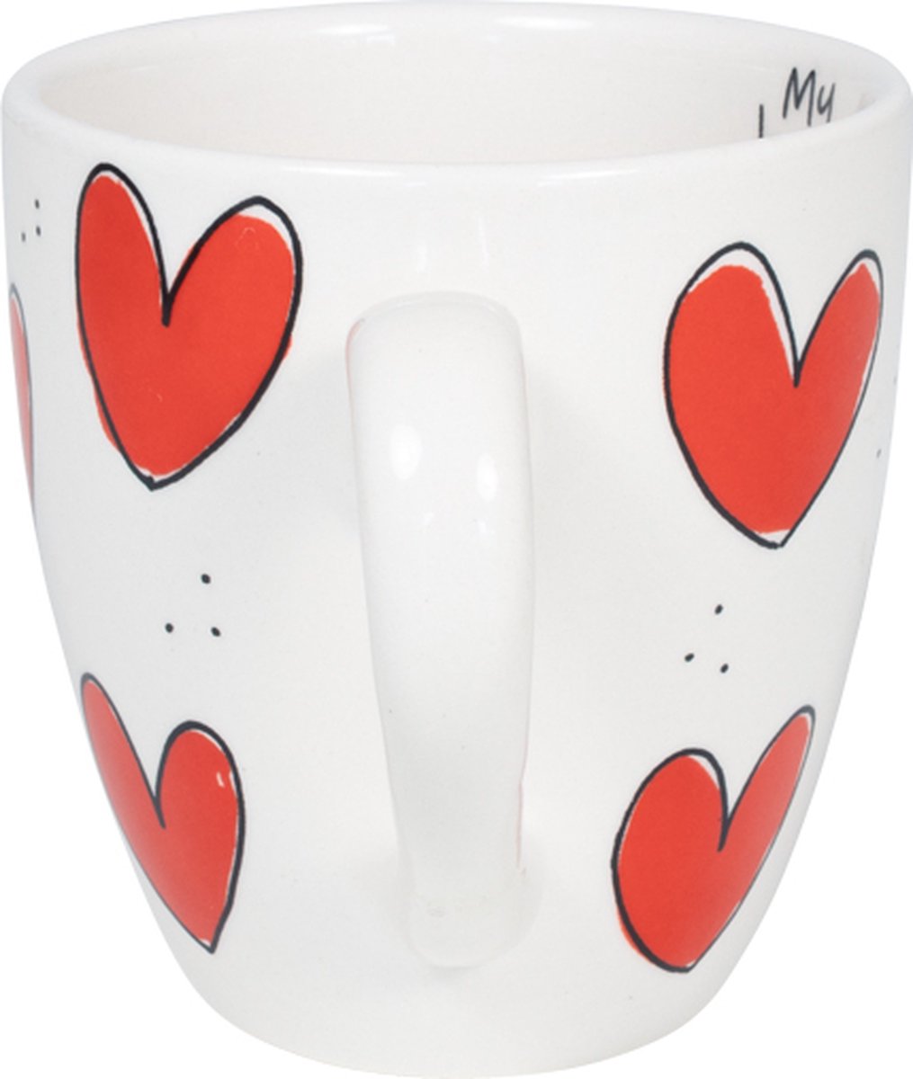 Blond amsterdam , specials, love mini mug uni hearts 0,2l
