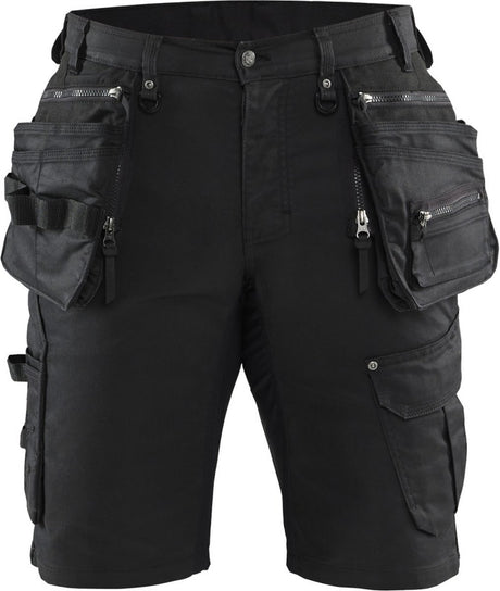 Blåkläder blaklader short denim stretch x1900 1992-1141 - zwart zwart - c48